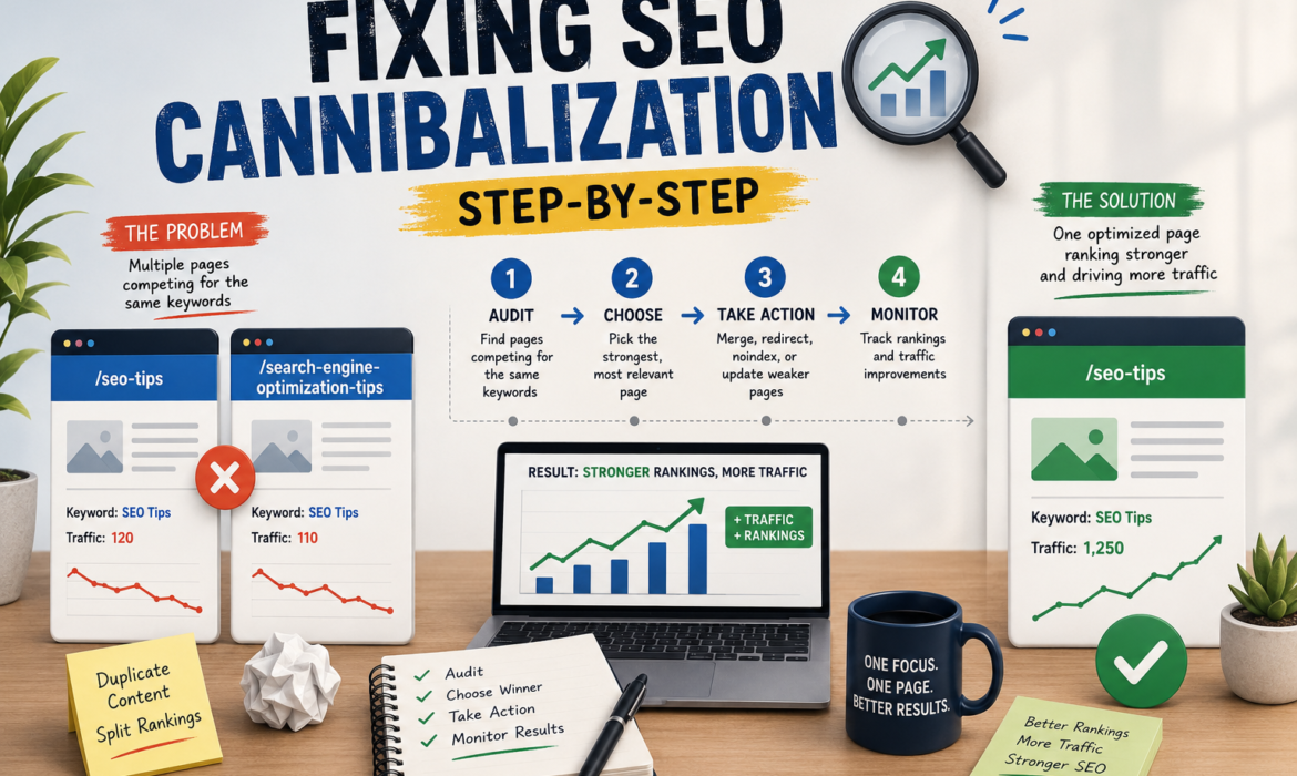 fixing seo cannibalization
